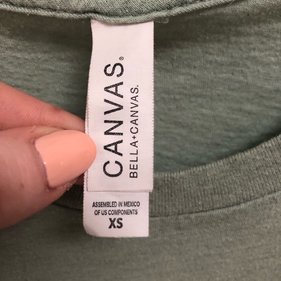 “Choose Happy” Mint Graphic Tee - Picture 3 of 3